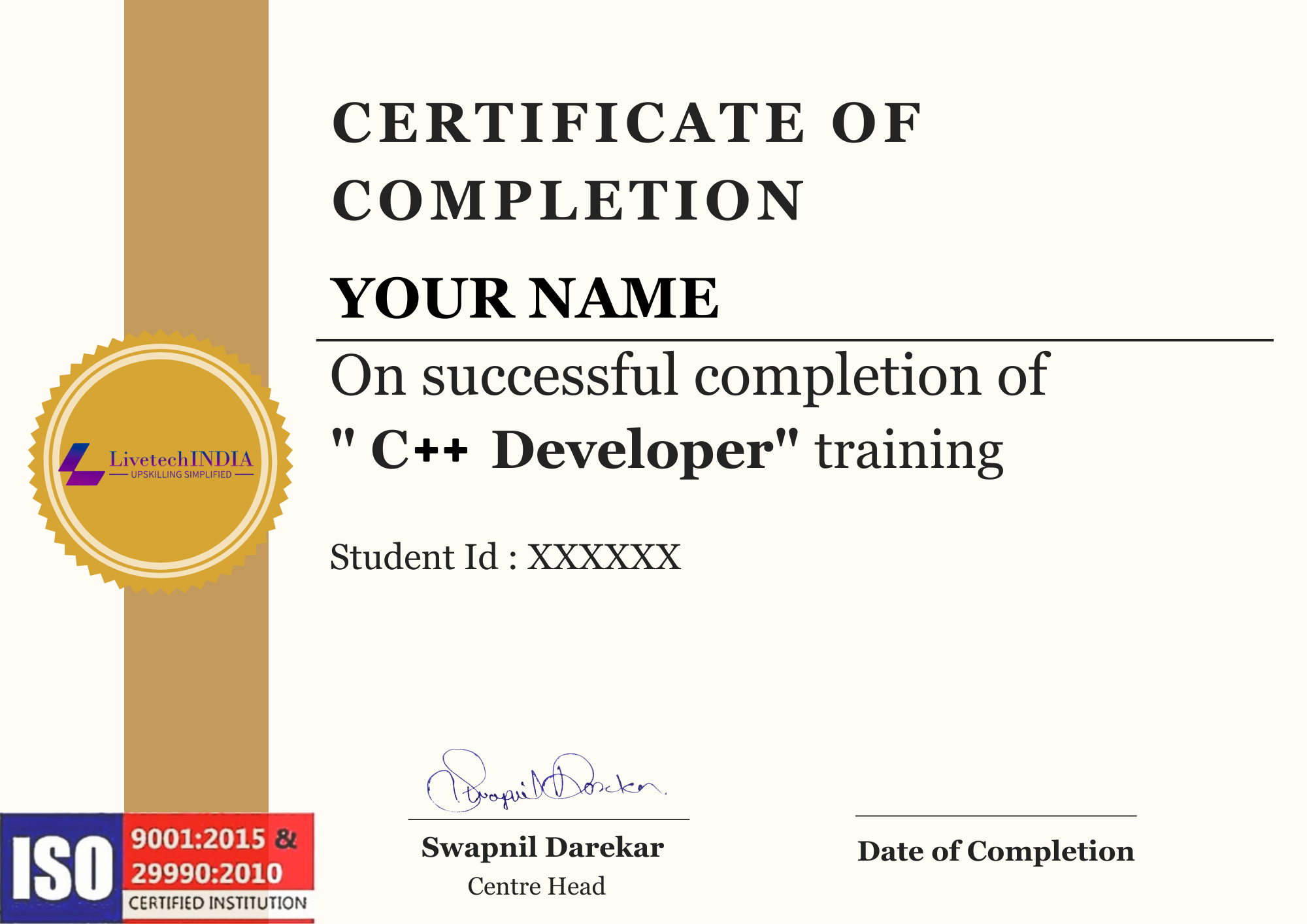 C++ Developer Training Course